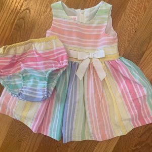 Toddler striped dress